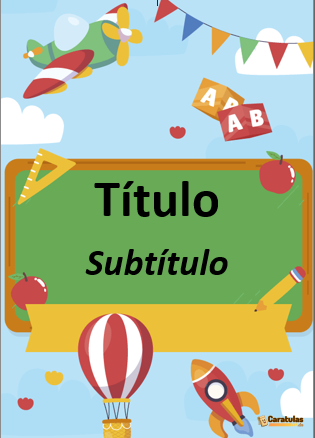 Portadas para Preescolar para Word Editables Descargar Gratis 22 Portadas para Preescolar para Word Editables Descargar Gratis